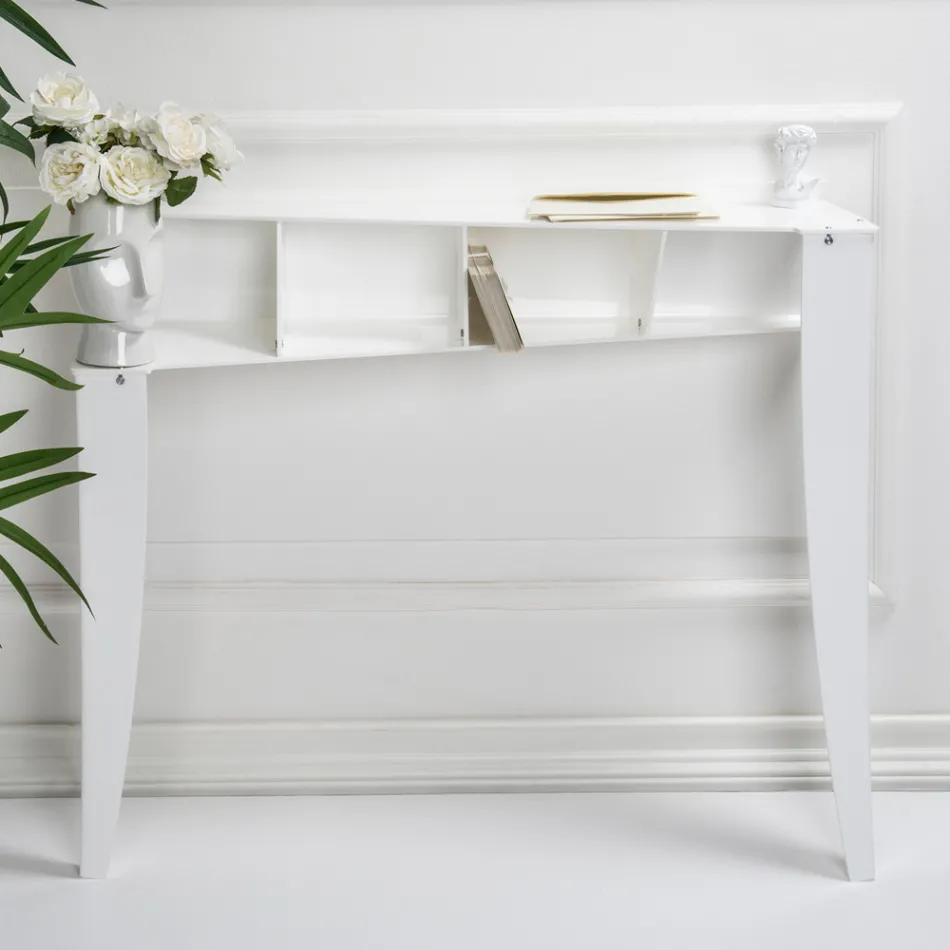 وحدة تحكم ثابتة مع 4 حجرات تخزين للأغراض مصنوعة من مادة PMMA في إيطاليا - علاء الدين Viadurini