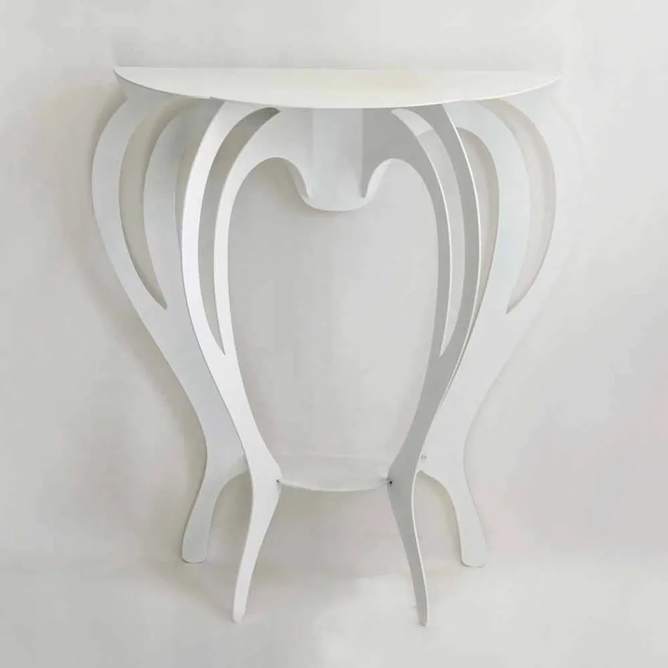 كونسول من الحديد الملون بتصميم عصري صنع في إيطاليا - بارباتا Viadurini