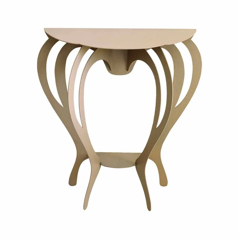 كونسول من الحديد الملون بتصميم عصري صنع في إيطاليا - بارباتا Viadurini