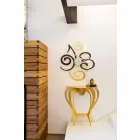 كونسول من الحديد الملون بتصميم عصري صنع في إيطاليا - بارباتا Viadurini