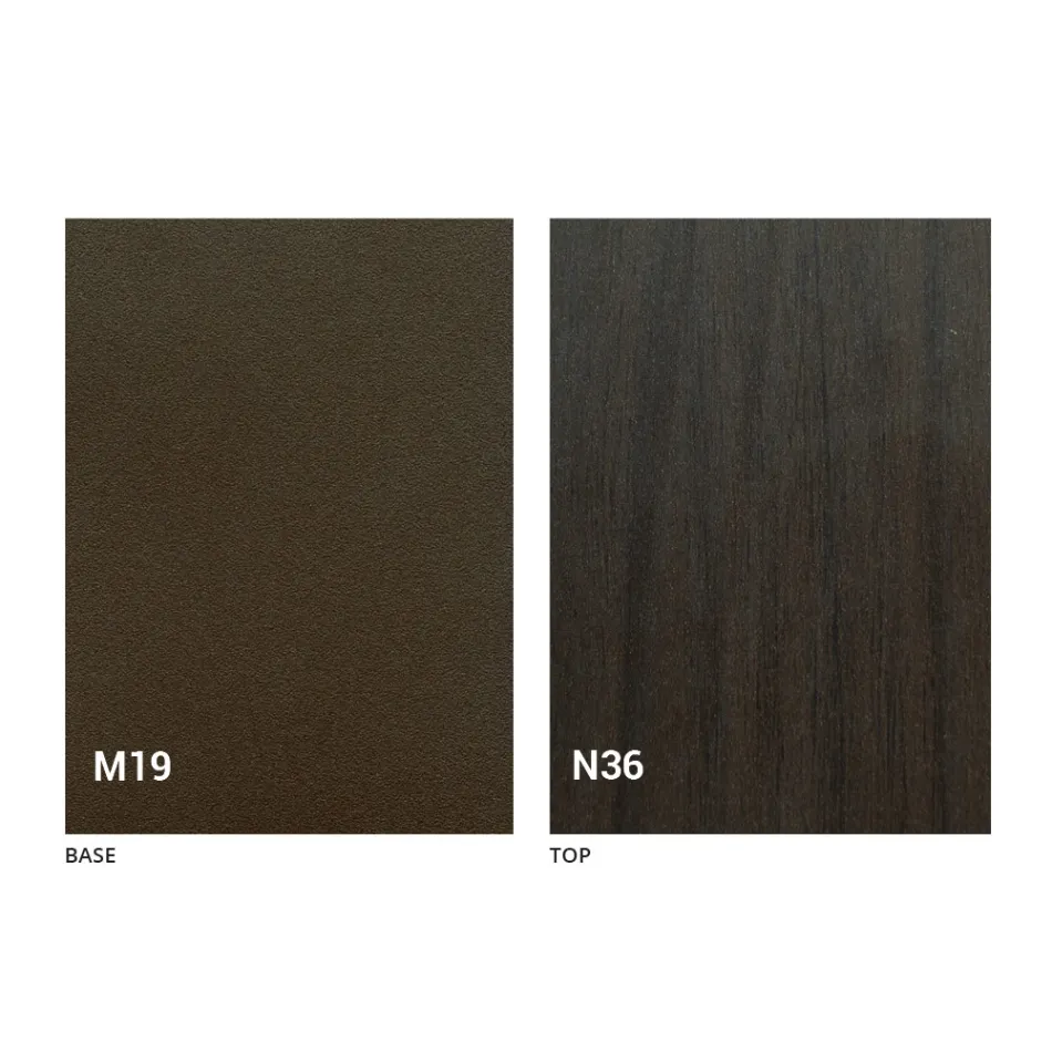 طاولة كونسول من الخشب والمعدن قابلة للتمديد حتى 295 سم صنع في إيطاليا - Timedio Viadurini