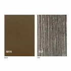 وحدة تحكم من الخشب والمعدن قابلة للتمديد حتى 295 سم صنع في إيطاليا - Timedio Viadurini