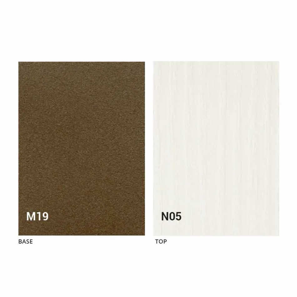 وحدة تحكم من الخشب والمعدن قابلة للتمديد حتى 295 سم صنع في إيطاليا - Timedio Viadurini