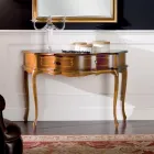 وحدة تحكم مدخل كلاسيكية من الخشب مع درج واحد صنع في إيطاليا - ليونور Viadurini