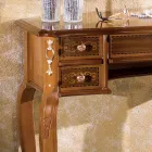 وحدة تحكم مدخل كلاسيكية من الخشب بخمسة أدراج مصنوعة في إيطاليا - ريتشارد Viadurini