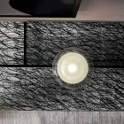 تصميم مدخل كونسول زجاجي مزخرف خفيف الوزن مصنوع في إيطاليا - سيستولا Viadurini