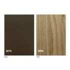 طاولة كونسول عصرية قابلة للتمديد مصنوعة من خشب البلوط والمعدن، صنع في إيطاليا - نابو Viadurini