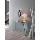 وحدة تحكم للمدخل الحديث مصنوعة من زجاج خفيف الوزن من إيطاليا - روزاليا Viadurini