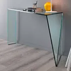 وحدة تحكم للمدخل الحديث مصنوعة من زجاج خفيف الوزن من إيطاليا - روزاليا Viadurini