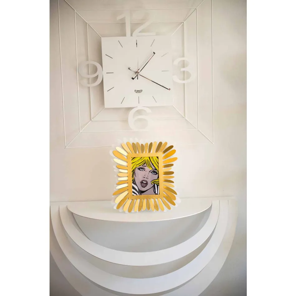 وحدة تحكم حديدية بتصميم عصري لغرفة المعيشة، صنع في إيطاليا - أولفيو Viadurini