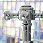 زوج من صنابير حوض نحاسية بتصميم عتيق، صنع في إيطاليا - إليسيا Viadurini