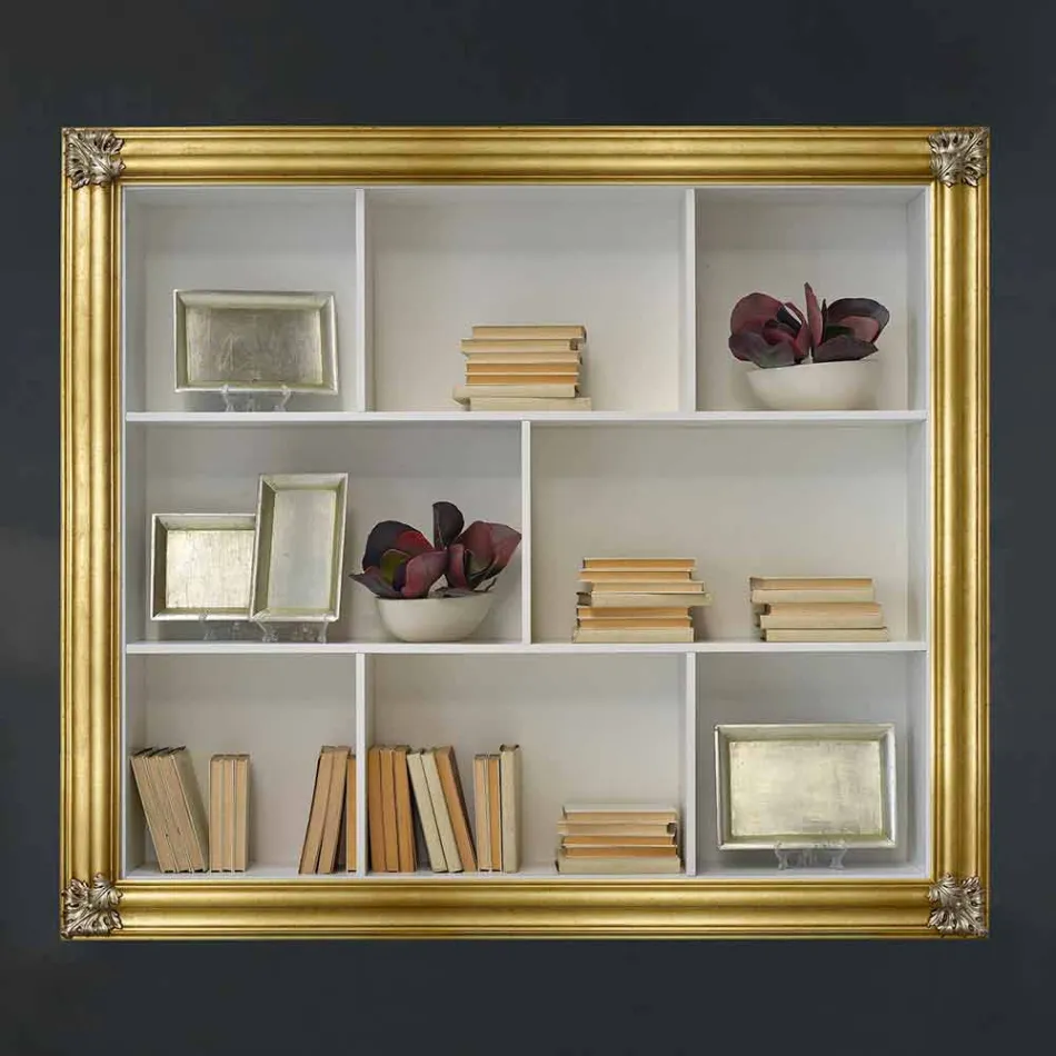 إطار بلازما مثبت على الحائط من خشب الأيوس والتنوب صنع في إيطاليا جوليو Viadurini