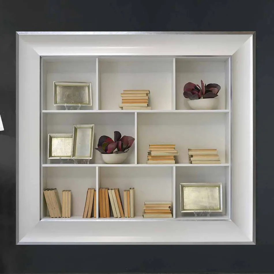 إطار حامل بلازما حائطي خشبي مصنوع يدويًا في إيطاليا Tommaso Viadurini