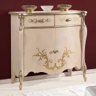 خزانة جانبية خشبية كلاسيكية لغرفة المعيشة مع تطعيمات مصنوعة في إيطاليا - أوتافيانو Viadurini