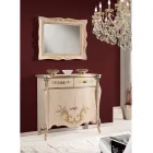 خزانة جانبية خشبية كلاسيكية لغرفة المعيشة مع تطعيمات مصنوعة في إيطاليا - أوتافيانو Viadurini