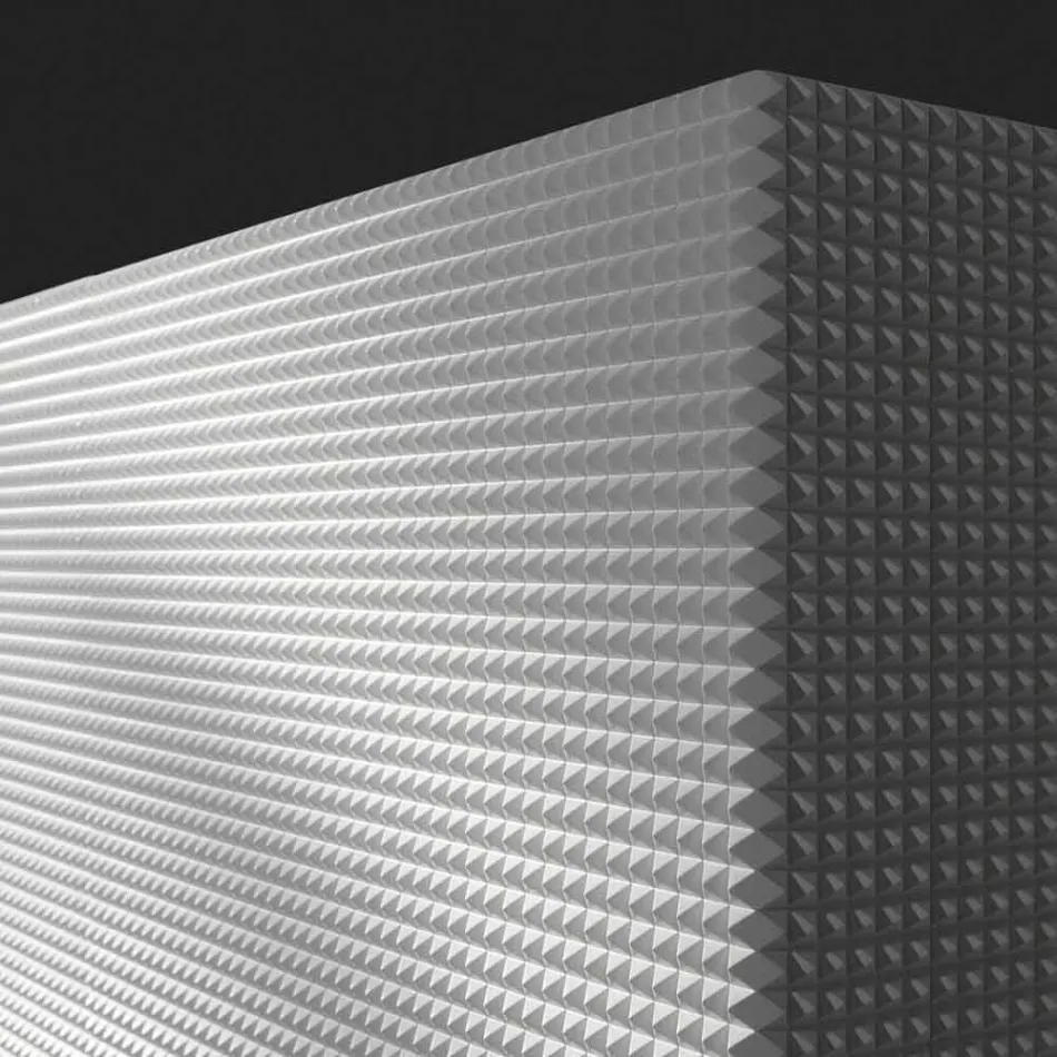 خزانة جانبية بتصميم مكون من نموذجين من الأزهار باللون الأبيض أو الأسود أو الذهبي Viadurini