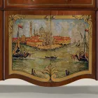 خزانة جانبية فاخرة لغرفة المعيشة مصنوعة من الخشب الكلاسيكي الإيطالي - كاليجولا Viadurini