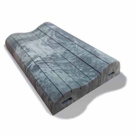 وسادة مزدوجة الموجة من ميموري إكس فورم ارتفاع 11 سم صنع في إيطاليا - مجعد Viadurini