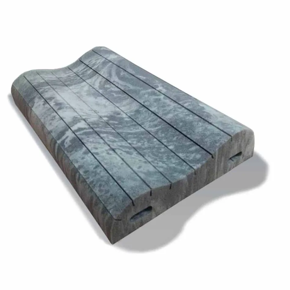 وسادة مزدوجة الموجة من ميموري إكس فورم ارتفاع 11 سم صنع في إيطاليا - مجعد Viadurini