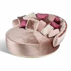 سرير نهاري مصنوع من القماش بنسبة 100% في إيطاليا Belle 2 Viadurini