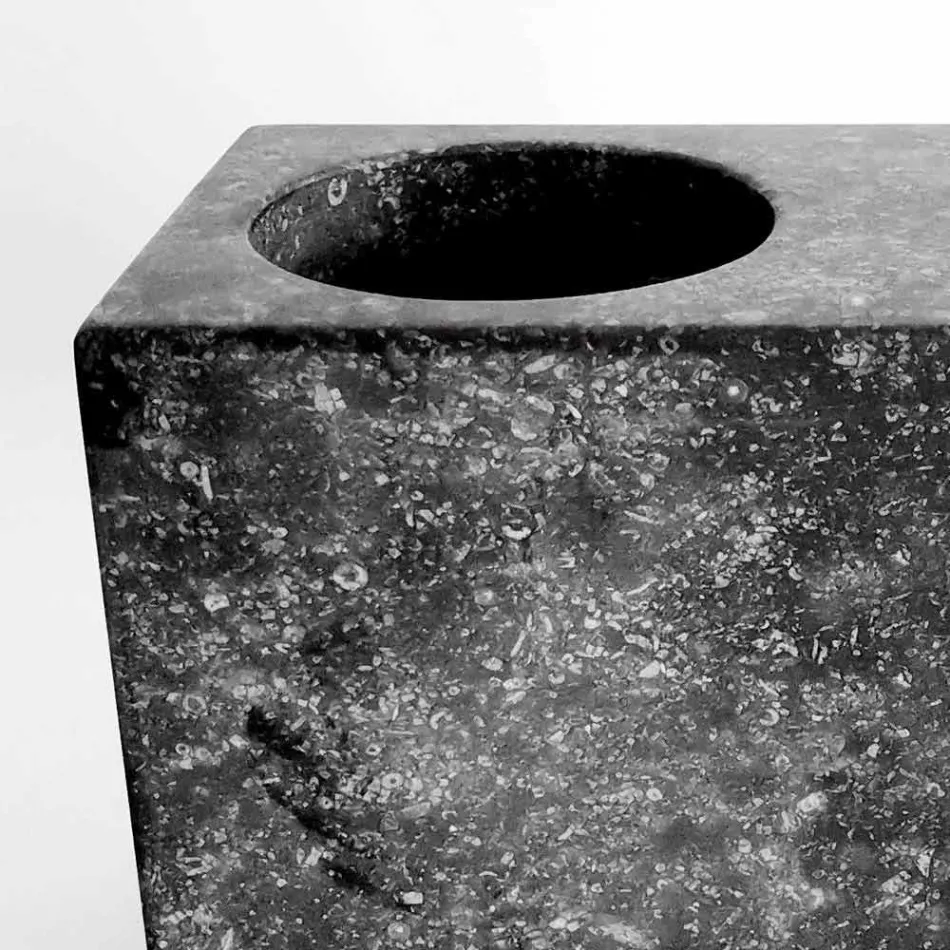 موزع صابون سائل بزجاج رخامي صنع في إيطاليا - كليك Viadurini