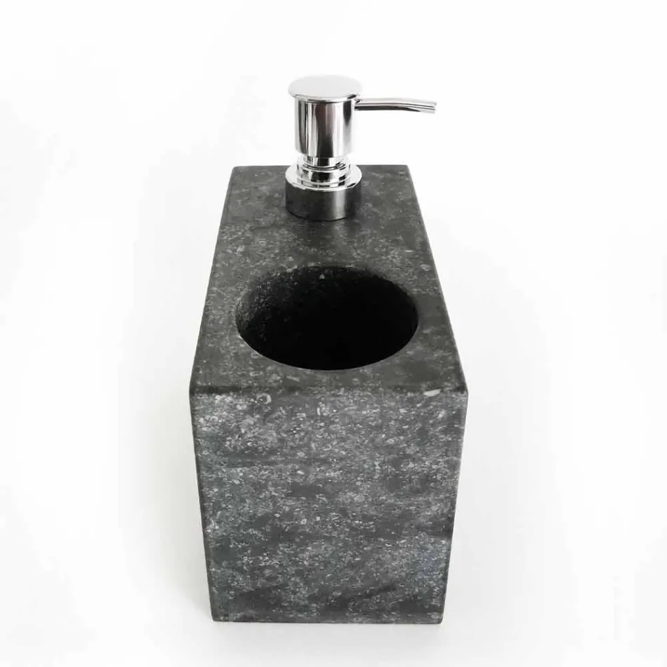 موزع صابون سائل بزجاج رخامي صنع في إيطاليا - كليك Viadurini