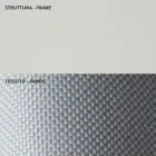 أريكة خارجية بمقعدين من الفولاذ المجلفن، صنع في إيطاليا - سيلفاجيا Viadurini