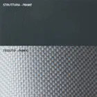 أريكة خارجية بمقعدين من الفولاذ المجلفن، صنع في إيطاليا - سيلفاجيا Viadurini