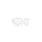 أريكة خارجية بتصميم من البولي إيثيلين الملون، صنع في إيطاليا - كوندا Viadurini