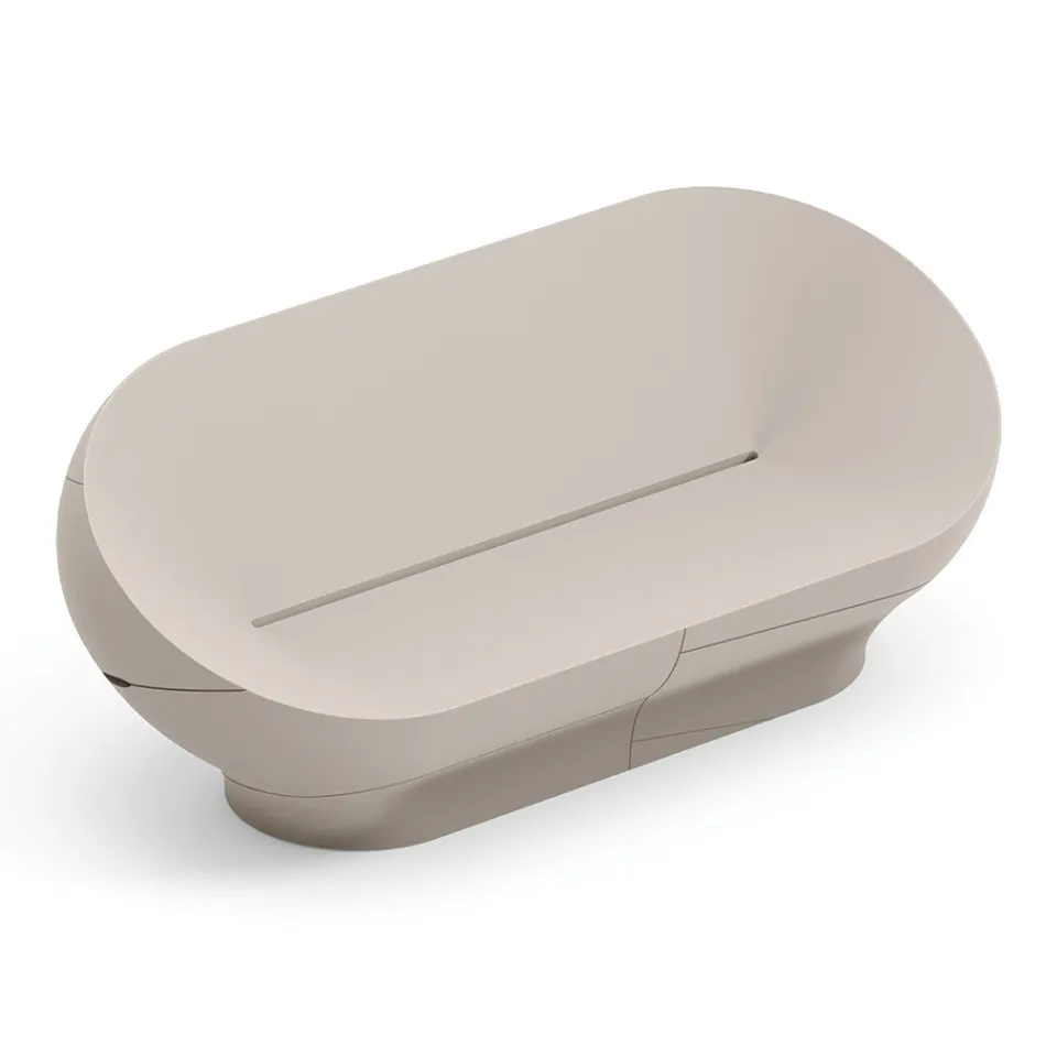 أريكة خارجية من البولي إيثيلين متوفرة بألوان متنوعة - منشفة Viadurini