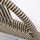 أريكة حديقة من الألومنيوم ومنسوجة بالحبال - ألكور Viadurini