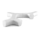 أريكة مكتب من البولي إيثيلين بلون غير لامع، صنع في إيطاليا - جالاتيا Viadurini