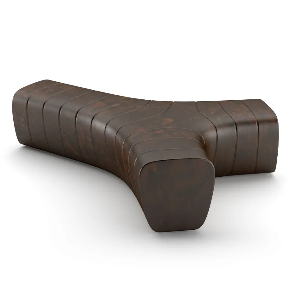 أريكة مكتب من البولي إيثيلين بلون غير لامع، صنع في إيطاليا - جالاتيا Viadurini