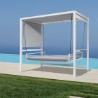 أرجوحة حديقة معلقة مصنوعة من الألومنيوم المطلي - بروكارد Viadurini