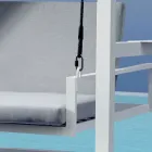 أرجوحة حديقة معلقة مصنوعة من الألومنيوم المطلي - بروكارد Viadurini