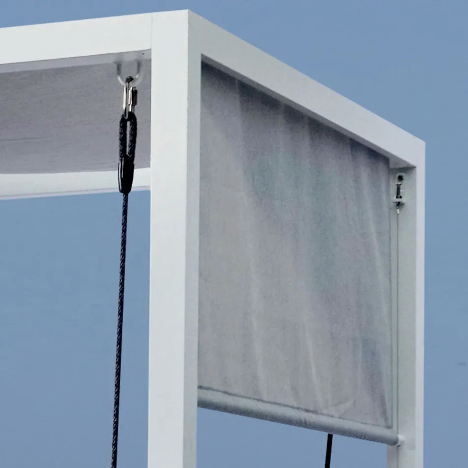 أرجوحة حديقة معلقة مصنوعة من الألومنيوم المطلي - بروكارد Viadurini