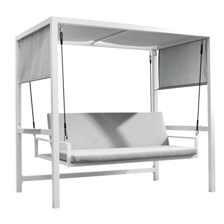 أرجوحة حديقة معلقة مصنوعة من الألومنيوم المطلي - بروكارد Viadurini