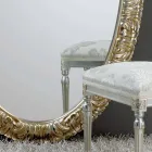 مرآة أرضية/حائط بيضاوية كبيرة من لايف، 114×190 سم Viadurini