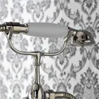 مجموعة حافة حوض الاستحمام الكلاسيكية مع دش يدوي من النحاس صنع في إيطاليا - إركولينا Viadurini