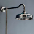 مجموعة دش دوبلكس كلاسيكية من النحاس مع رأس دش بثلاثة أحجام - إركولينا Viadurini