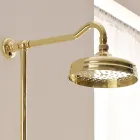 مجموعة دش مع قضيب نحاسي عتيق صنع في إيطاليا - كاترينا Viadurini