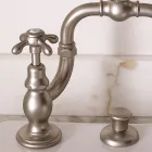 مجموعة خلاط عتيقة لحوض الجسر من النحاس صنع في إيطاليا - كلاريسا Viadurini