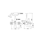 مجموعة أحواض الاستحمام النحاسية بتصميم عتيق، صنع في إيطاليا - كلاريسا Viadurini