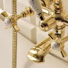 مجموعة أحواض استحمام نحاسية على الطراز العتيق، صنع في إيطاليا - كاترينا Viadurini