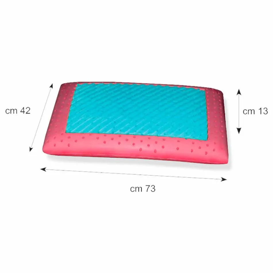 وسادة من ميموري جينسنغ وميموري إير سينس ارتفاع 13 سم صنع في إيطاليا - ميتز Viadurini