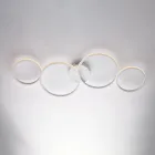 إضاءة مصممة من الزجاج والمعدن، صناعة إيطالية، للإبداع - ألديباران Viadurini