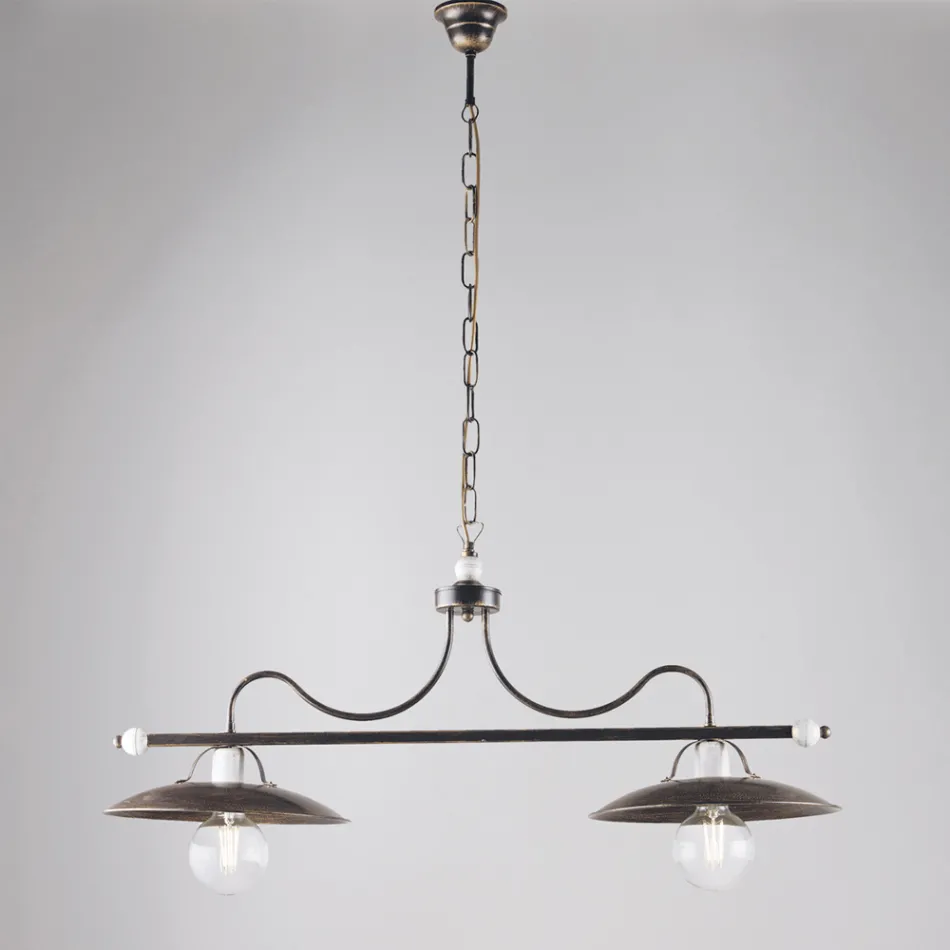 إضاءة مصنوعة في إيطاليا من الزجاج والمعدن للمساحات الراقية - إكوينوزيو Viadurini