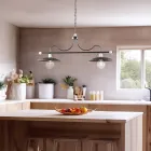 إضاءة مصنوعة في إيطاليا من الزجاج والمعدن للمساحات الراقية - إكوينوزيو Viadurini