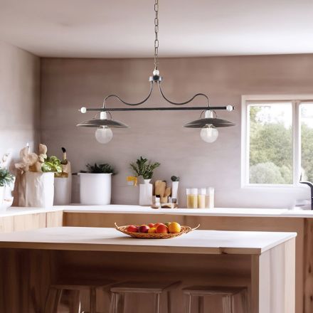 إضاءة مصنوعة في إيطاليا من الزجاج والمعدن للمساحات الراقية - إكوينوزيو Viadurini