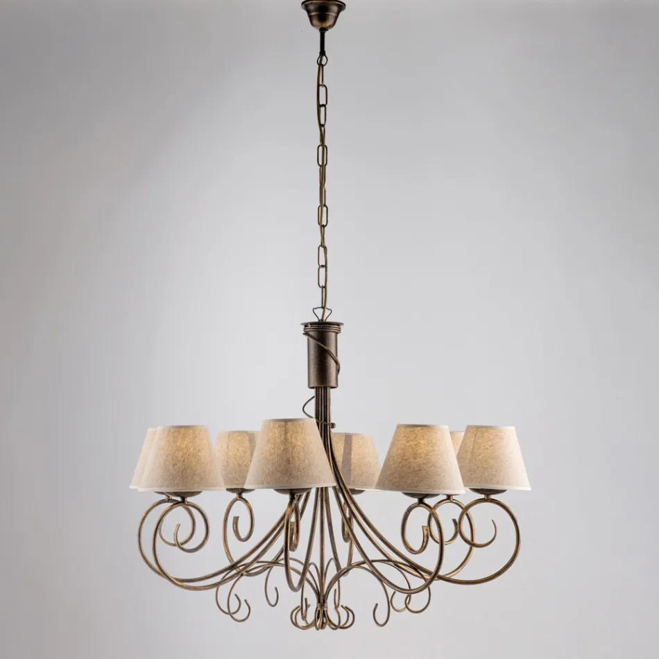 إضاءة مصنوعة في إيطاليا من الزجاج والمعدن لخلق مساحات أنيقة - دراكو Viadurini